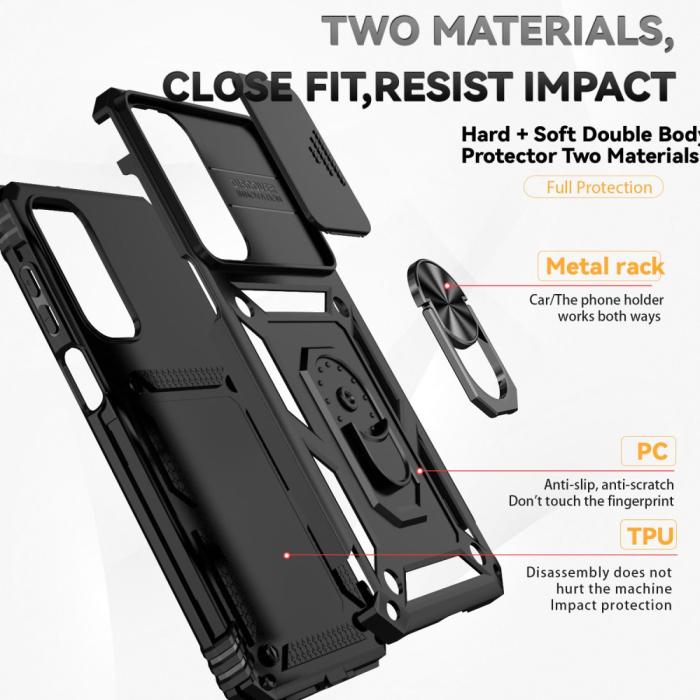 Bild 5, Samsung Galaxy A16 Skal CamShield Ring Hybrid Svart