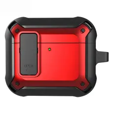 AirPods 4 Skal Shockproof Hybrid Armor R&ouml;d