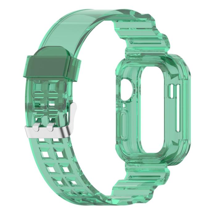 Bild 4, Apple Watch 38/40/41mm Kristall Skal/Armband Grön