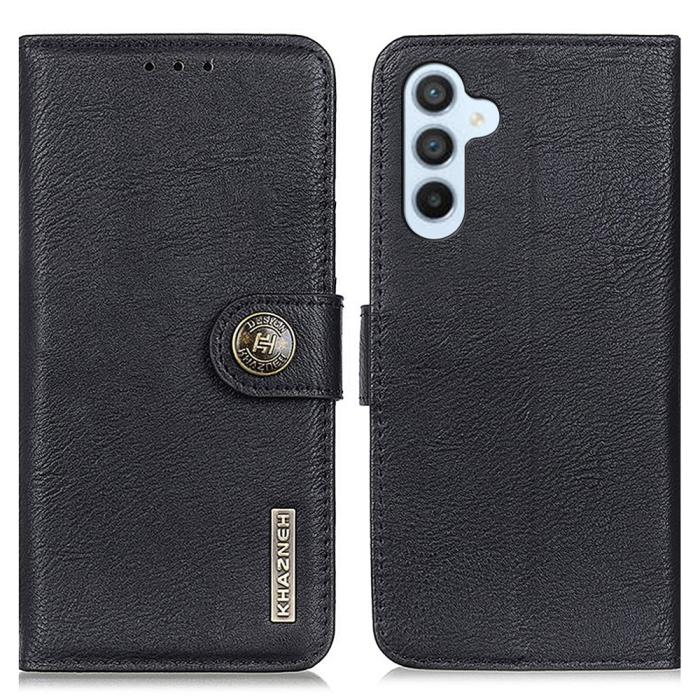 Bild 1, KHAZNEH Samsung Galaxy S24 Fodral Läder Svart