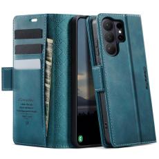 CASEME Samsung Galaxy S26 Ultra Fodral RFID L&auml;der Gr&ouml;n