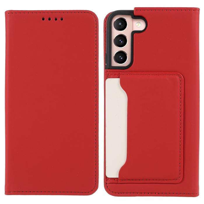 Bild 1, Samsung Galaxy S22 Plus Fodral Flip Med Kortfack Röd