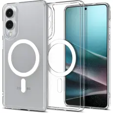 Spigen Galaxy S25 Edge Skal MagSafe Ultra Hybrid Clear / White