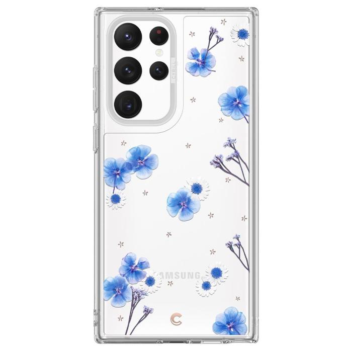 Bild 2, Spigen Cyrill Samsung Galaxy S22 Ultra Skal Blue Spring