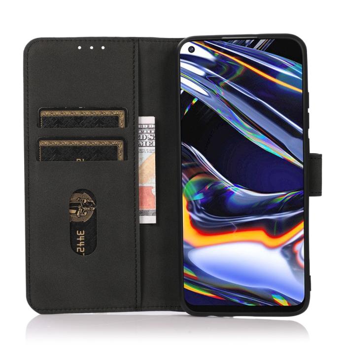 Bild 4, KHAZNEH Samsung Galaxy A04s / A13 5G Fodral Retro Läder Svart