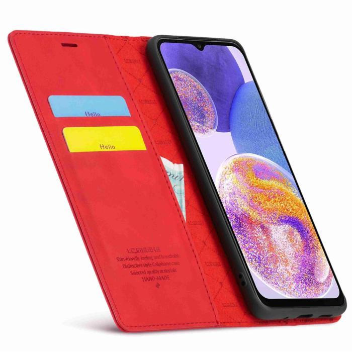 Bild 3, LC.IMEEKE Samsung Galaxy A23 5G Fodral Flip Läder Röd