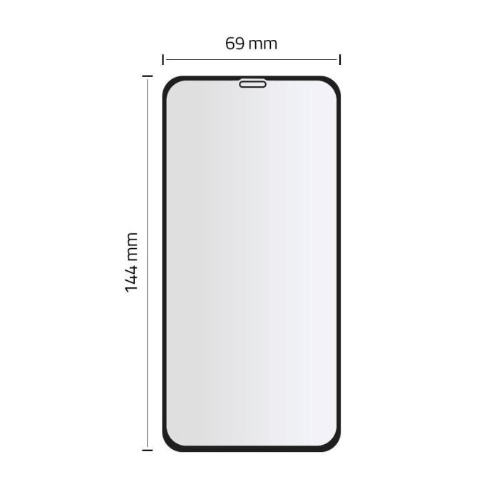 Bild 5, HOFI iPhone 11 / XR Skärmskydd Heltäckande Hybrid Glas