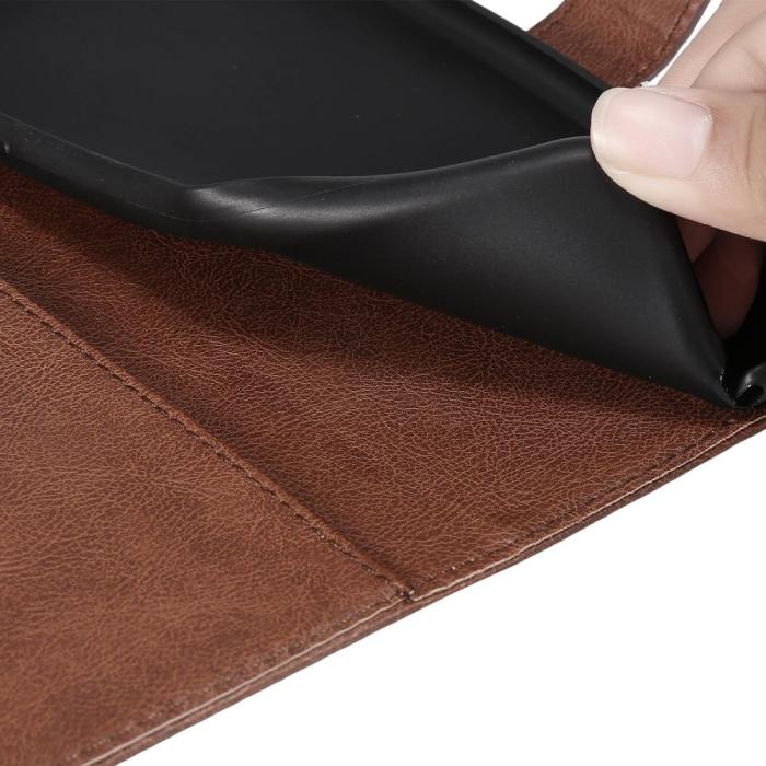 Bild 6, Samsung Galaxy S23 Ultra Fodral Solid Läder Brun