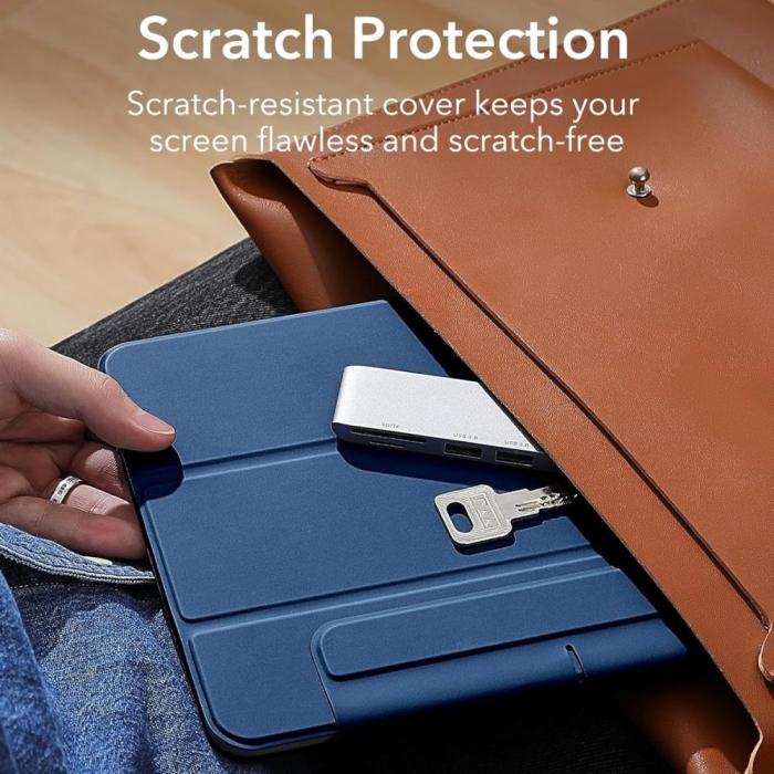 Bild 5, ESR iPad Pro 11 2025/2024 Fodral 2in1 Magnet Rebound Navy Blue