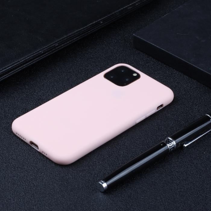Bild 4, iPhone 15 Pro Skal Frostad TPU Ljus Rosa