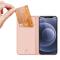 iPhone 13 - DUX DUCIS Skin Pro Läder Fodral - Roséguld