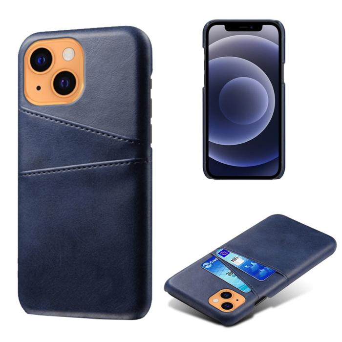 Bild 1, iPhone 13 - KSQ Skal Med Kortfack - Blå