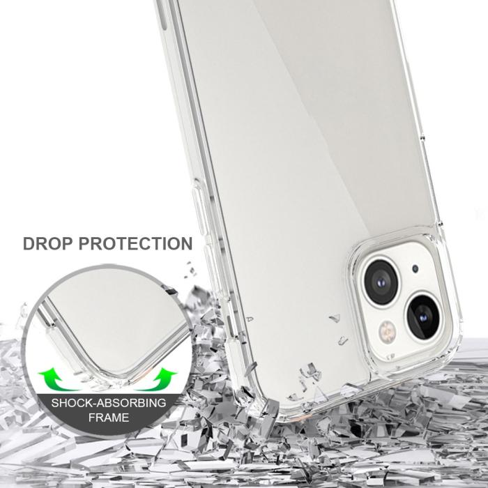 Bild 4, iPhone 13 - Akryl/TPU Crystal Skal - Transparent