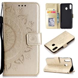 Huawei P40 Lite E - Mandala Plånboksfodral - Guld