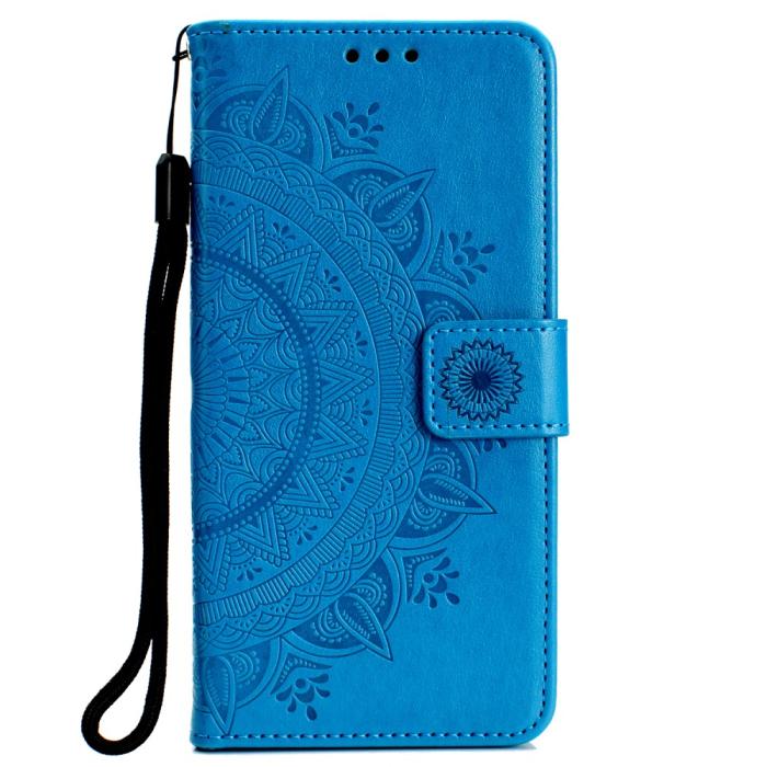 Bild 2, Huawei P40 Lite E - Mandala Plånboksfodral - Blå