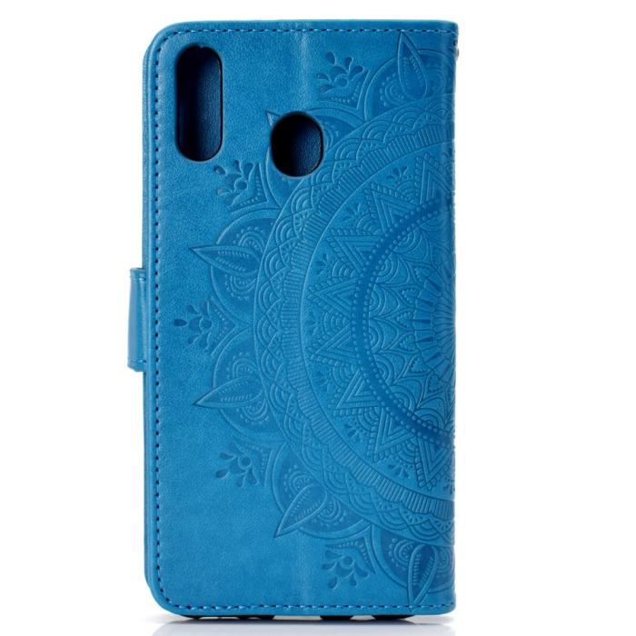 Bild 4, Huawei P40 Lite E - Mandala Plånboksfodral - Blå
