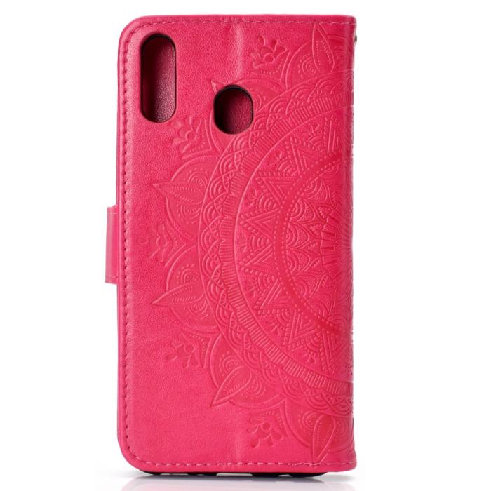 Bild 4, Huawei P40 Lite E - Mandala Plånboksfodral - Rosa