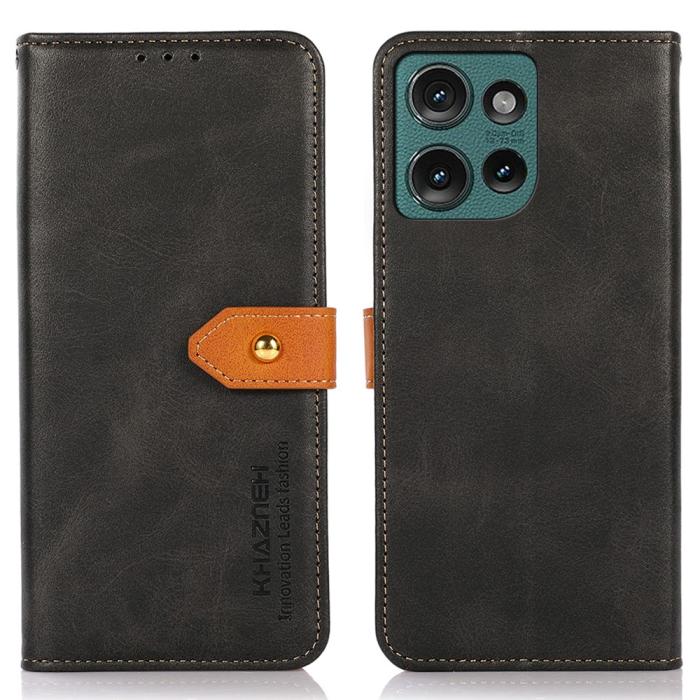 Bild 1, KHAZNEH Motorola Edge 50 Neo Fodral Dual-Color Svart