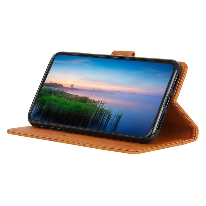 Bild 5, Xiaomi Redmi Note 11 4G Fodral Solid Läder Brun