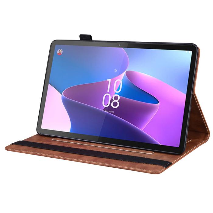 Bild 3, Lenovo Tab P11 Pro Gen 2 Fodral Med Frontficka Brun