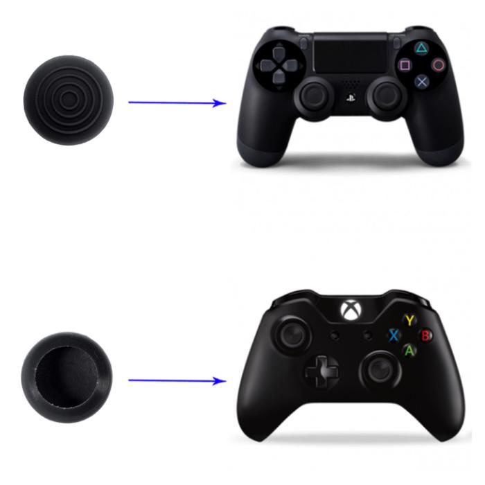 Bild 5, 4-PACK Thumb Grip För PS / XBOX Svart