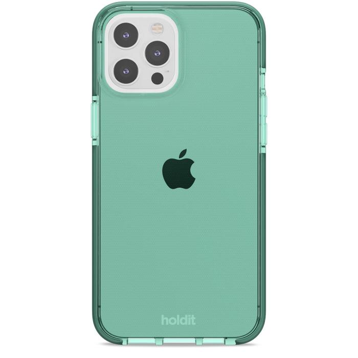 Bild 1, holdit iPhone 12 Pro Max Skal Seethru Moss Green