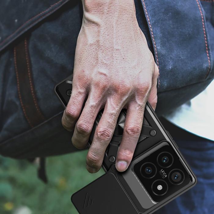 Bild 2, Tech-Protect Xiaomi 14T Skal CamShield Pro Svart