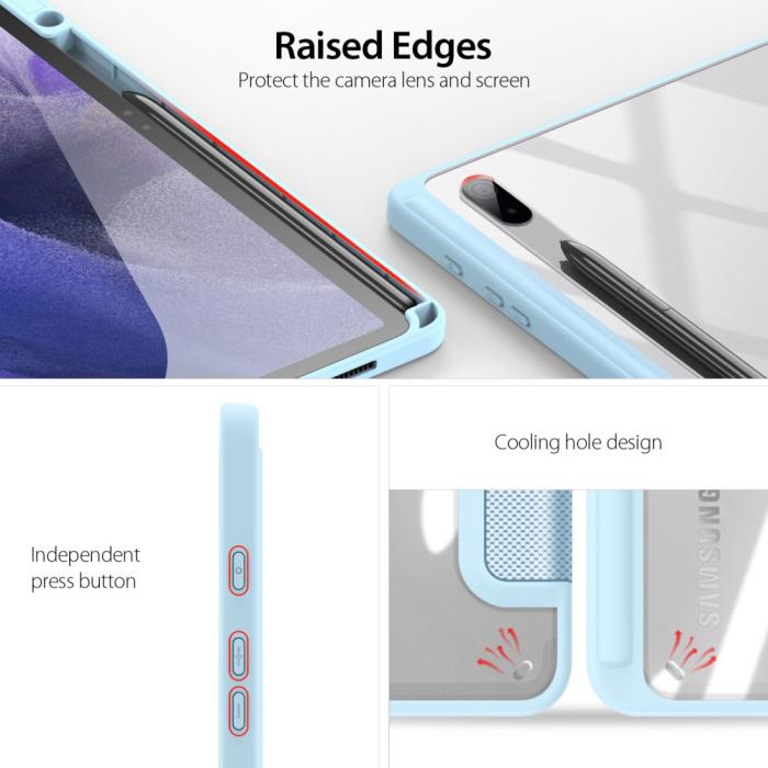 Bild 6, DUX DUCIS Samsung Galaxy Tab S7 FE/S7 Plus/S8 Plus Fodral TOBY Pennhållare