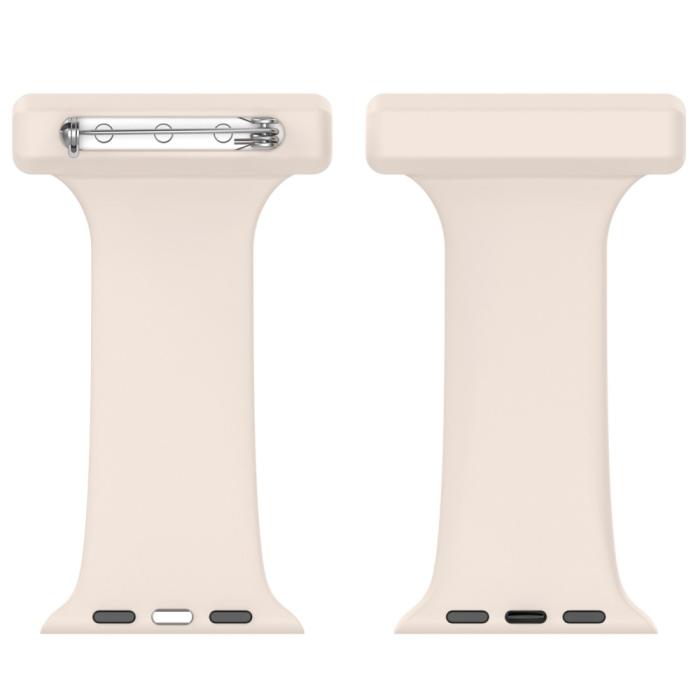 Bild 3, Apple Watch 42/44/45/49 mm Rem Sjuksköterska Ivory