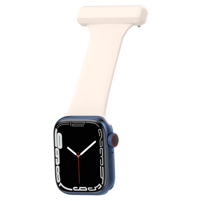 Bild 4, Apple Watch 42/44/45/49 mm Rem Sjuksköterska Ivory