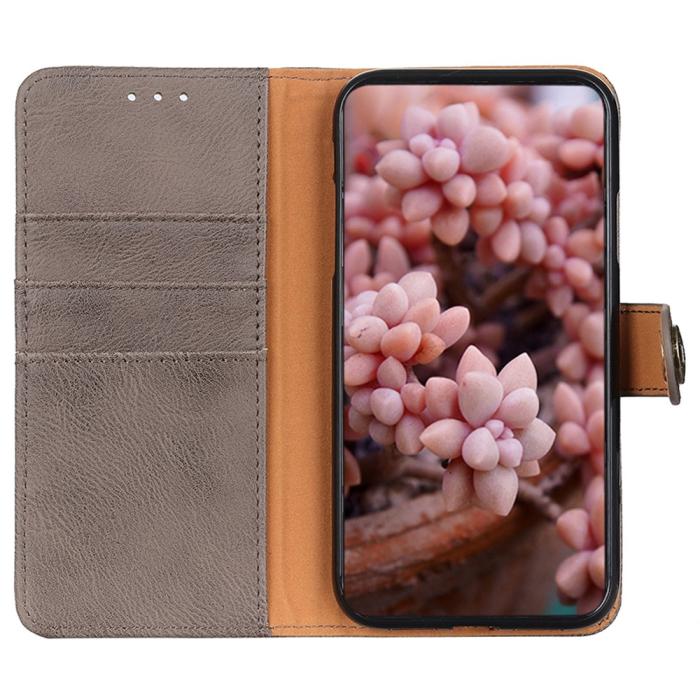 Bild 2, KHAZNEH Galaxy A35 5G Fodral Läder Khaki
