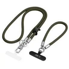 Tech-Protect Mobilsn&ouml;re CrossBody & Wrist Rope Olive Green