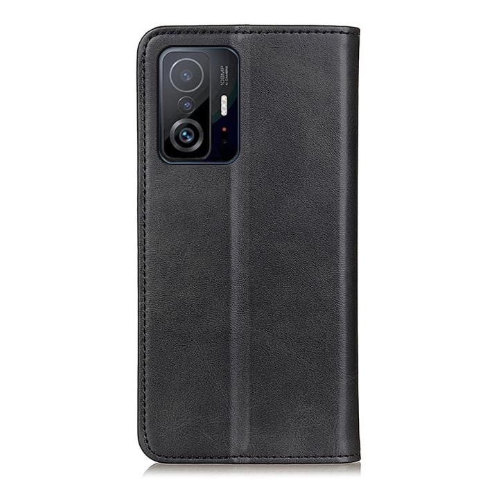 Bild 3, Xiaomi 11T / 11T Pro Fodral Flip Split Läder Svart