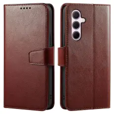 Samsung Galaxy A27 Fodral L&auml;der Brun