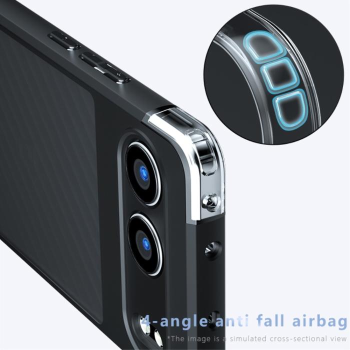 Bild 2, OnePlus Nord 4 Skal Shockproof Transparent/Svart