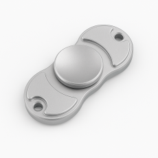 Fidget Spinner Dual Speed - Silver