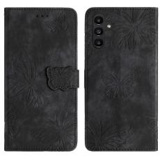 Samsung Galaxy A16 / A26 5G Fodral Fj&auml;rilar Svart