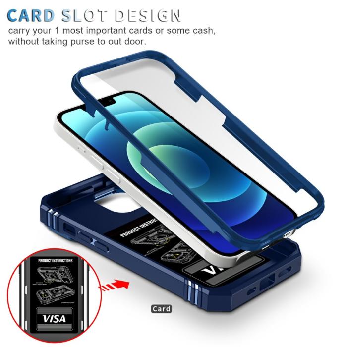 Bild 5, iPhone 15 Skal CamShield Armor Ring Safirblå