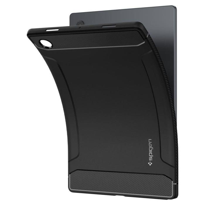 Bild 6, Spigen Samsung Galaxy Tab A8 10.5 Skal Rugged Armor Svart