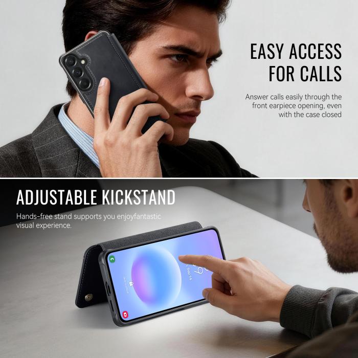 Bild 4, CASEME Samsung Galaxy A17/A16/A26 Skal RFID Plånbok Svart