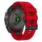 Tech-Protect Garmin Fenix 5/6/6 Pro/7/8/E 47 mm Armband Silicone Line Röd