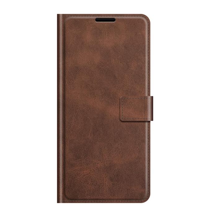 Bild 2, Xiaomi Redmi 10 Fodral Solid Läder Brun
