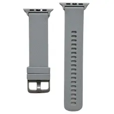 Apple Watch 42/44/45/46/49 mm Armband Silikon Grå