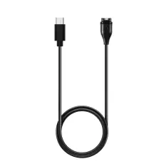 USB-C Laddningskabel 1m Garmin Smartwatch Svart