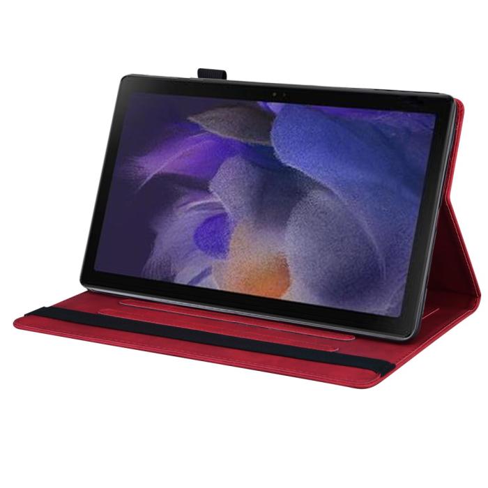 Bild 6, Samsung Galaxy Tab A8 10.5 (2021) Fodral Med Frontficka Röd