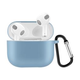 AirPods 3 Skal Silikon Karbinhake Ljus Blå