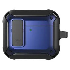 AirPods 4 Skal Shockproof Hybrid Armor Bl&aring;