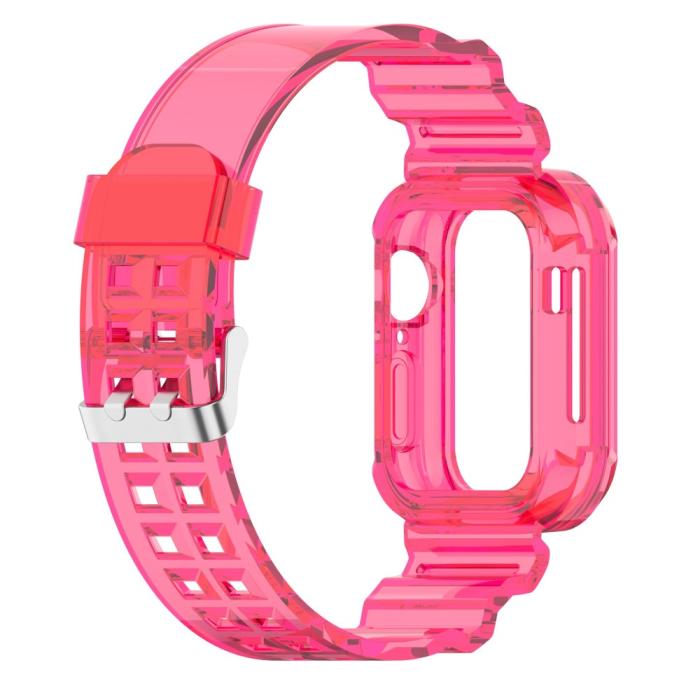 Bild 4, Apple Watch 38/40/41mm Kristall Skal/Armband Rosa