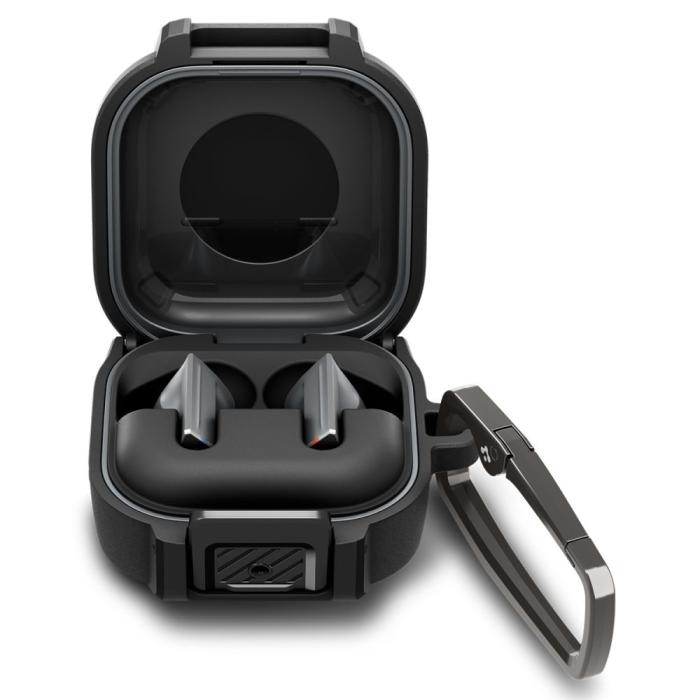 Bild 3, Spigen Galaxy Buds 4 / 4 Pro Skal LockFit Matt Svart