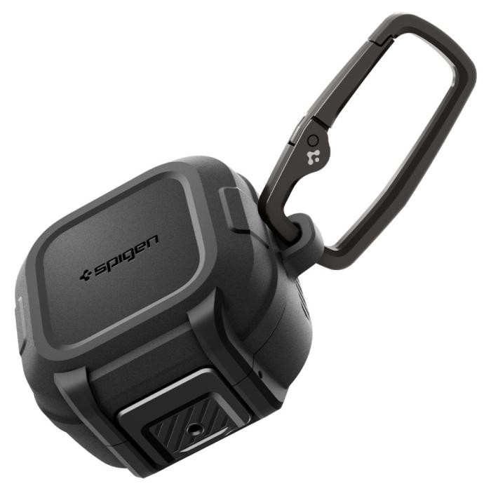 Bild 4, Spigen Galaxy Buds 4 / 4 Pro Skal LockFit Matt Svart